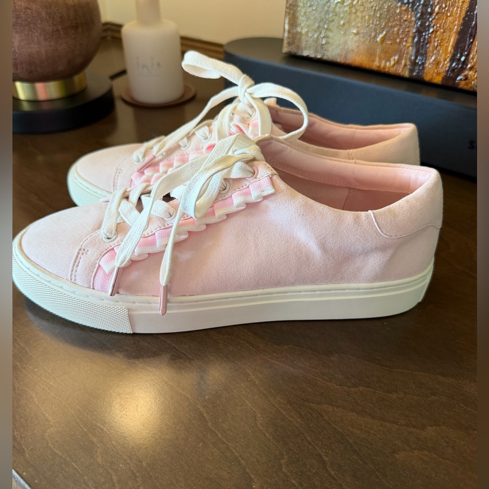Tory Burch Pink Suede Sneakers NWOT